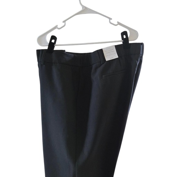 Talbots Womens Black Straight Leg Dress Pants Stretch Comfort Size 16 NEW - Picture 5 of 12